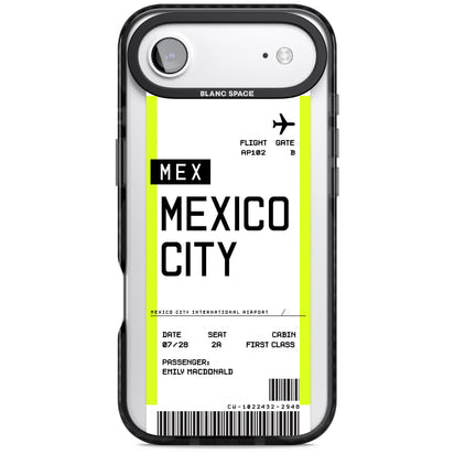 Carte d'embarquement personnalisée pour Mexico