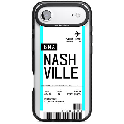 Carte d'embarquement personnalisée pour Nashville
