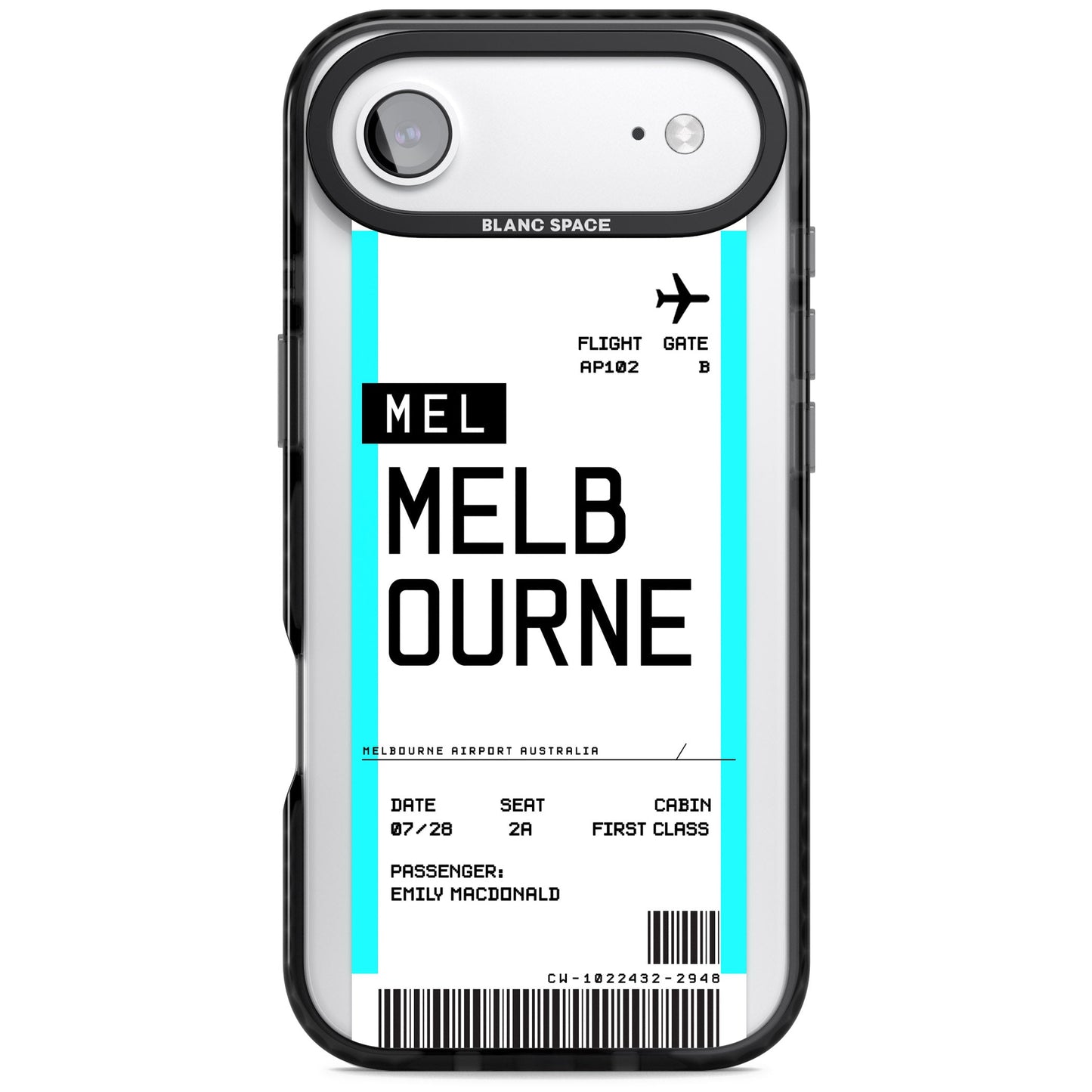 Personalised Melbourne Boarding Pass