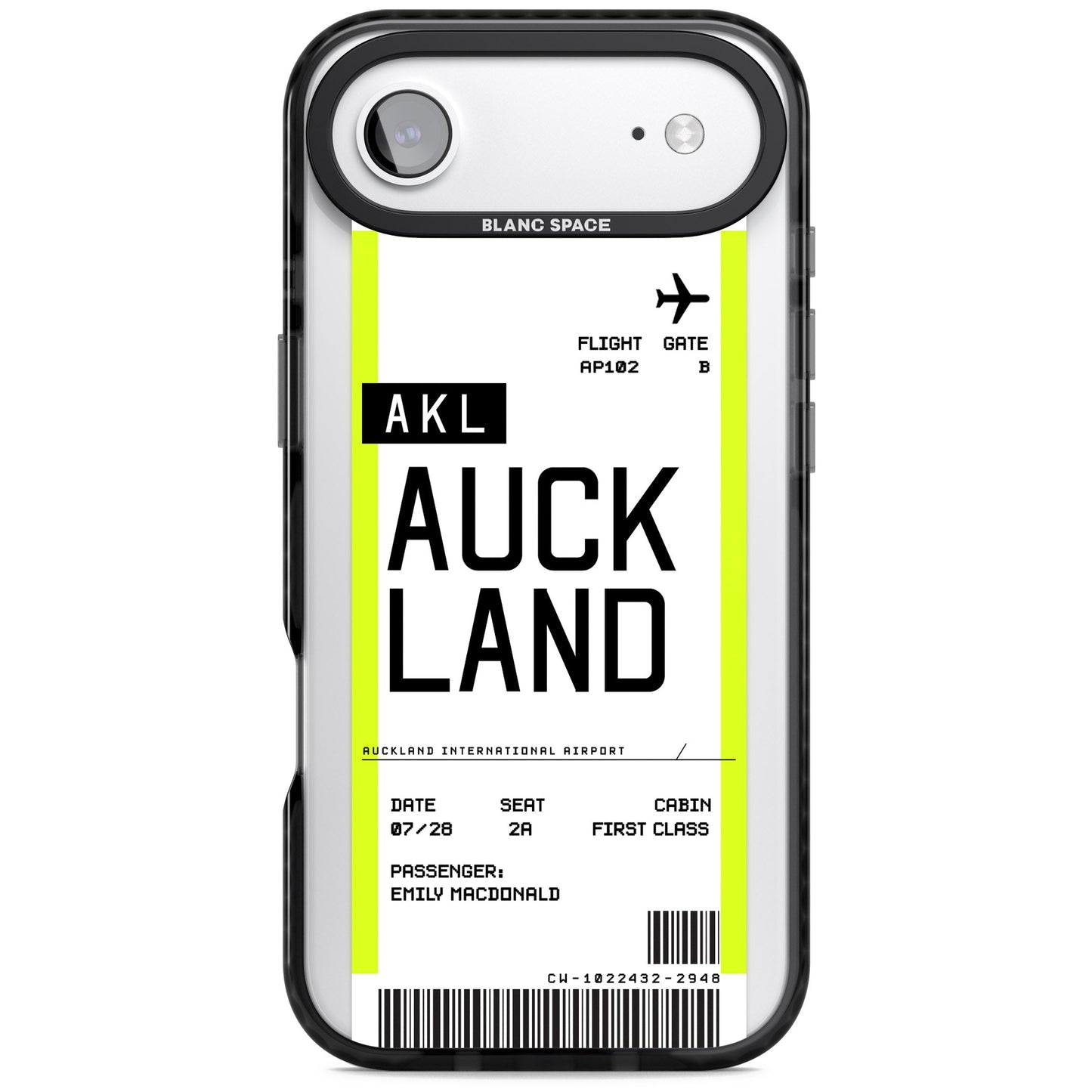 Personalised Auckland Boarding Pass