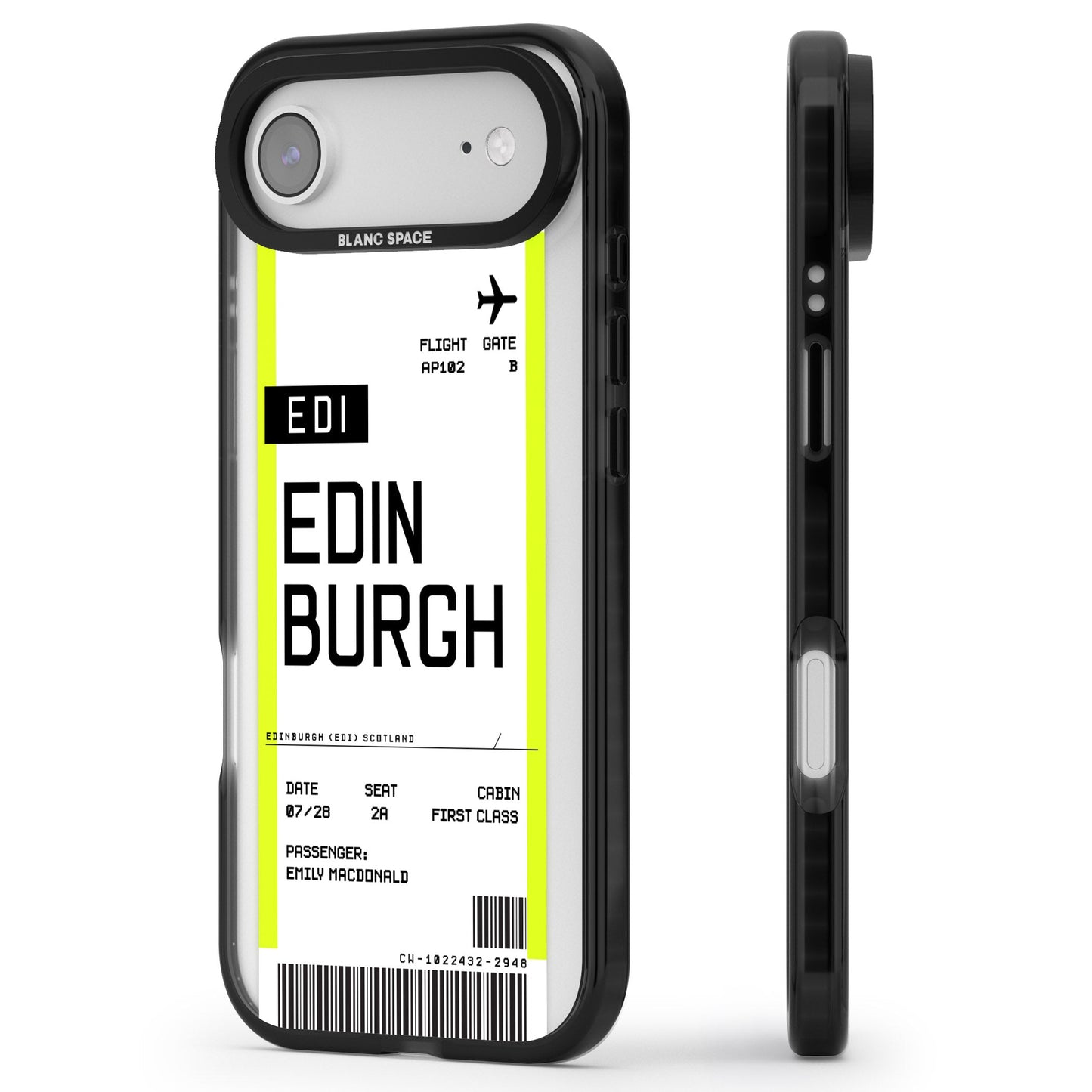 Personalised Edinburgh Boarding Pass