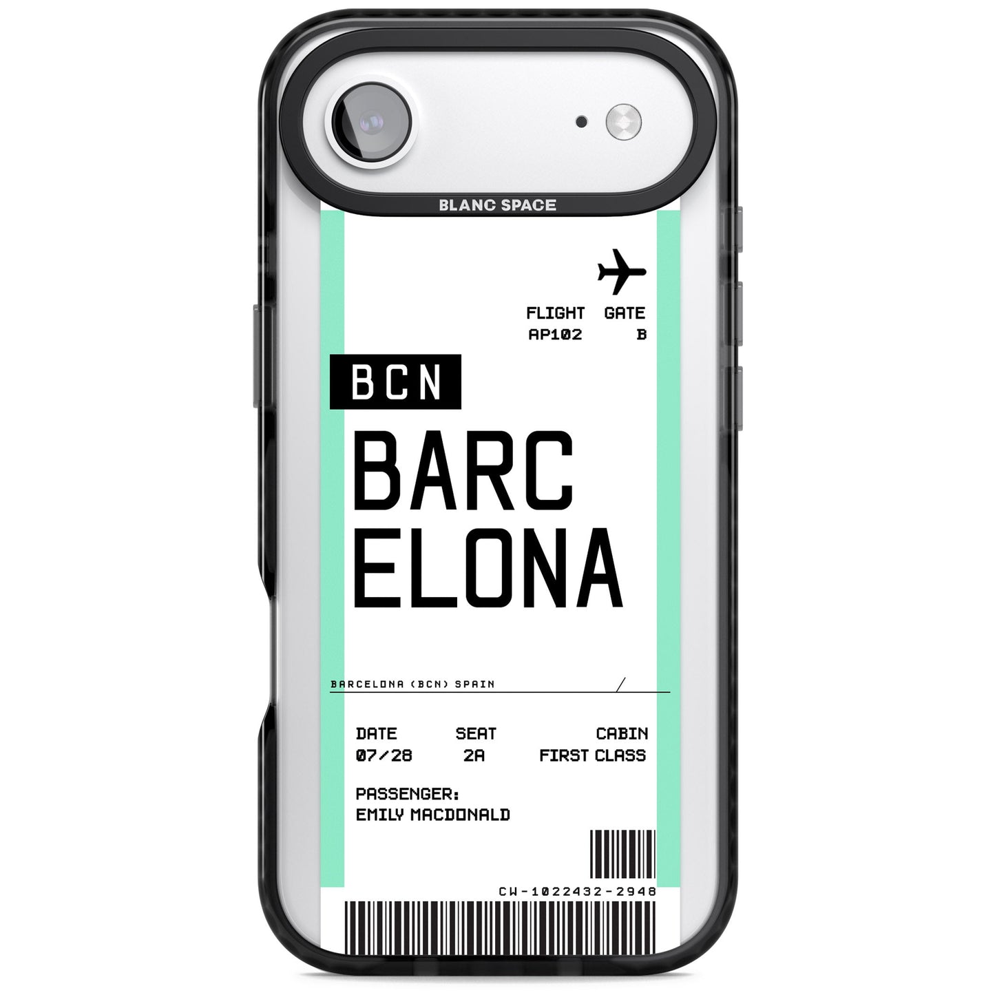 Personalised Barcelona Boarding Pass