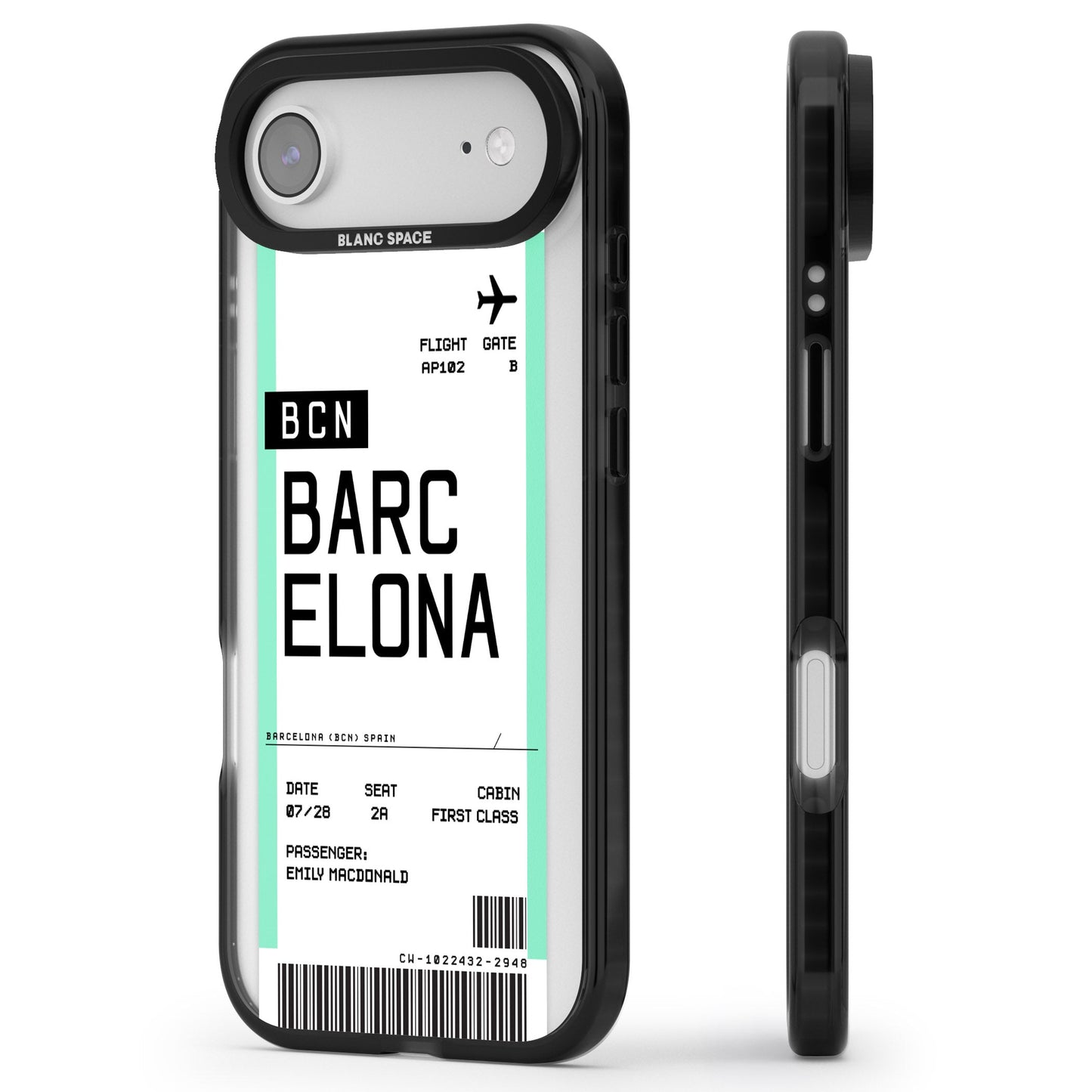 Personalised Barcelona Boarding Pass