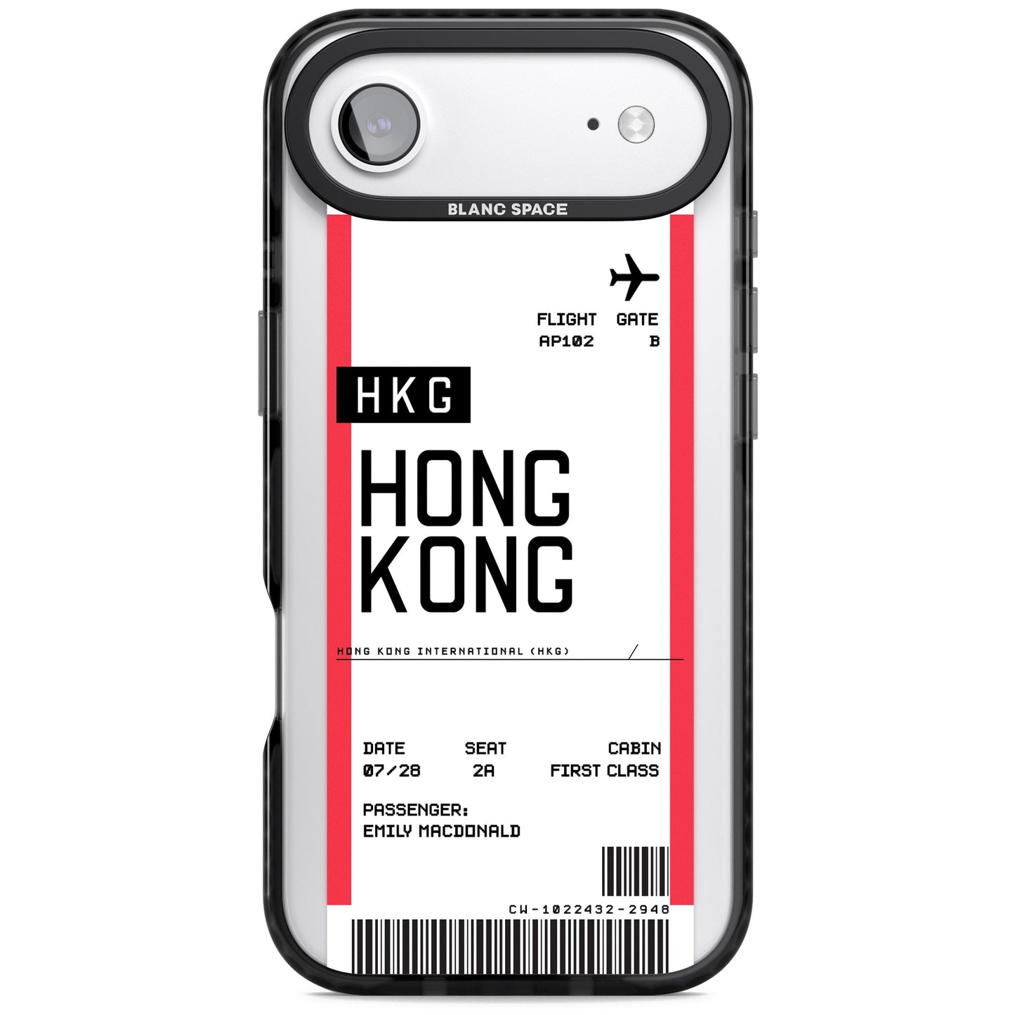 Personalised Hong Kong Boarding Pass