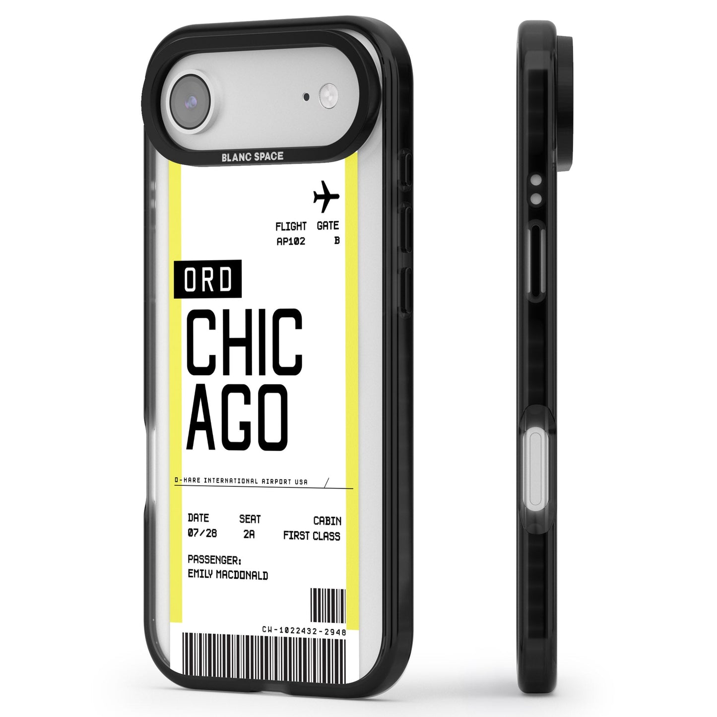 Personalised Chicago Boarding Pass