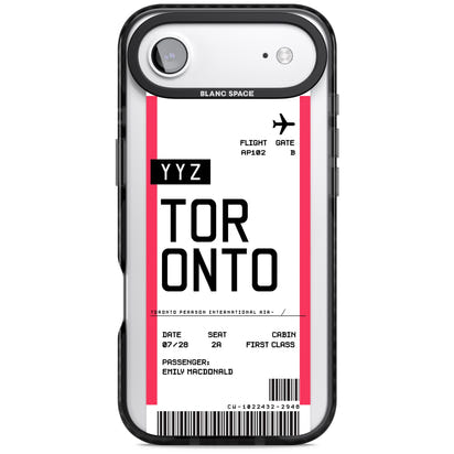 Personalised Toronto Boarding Pass
