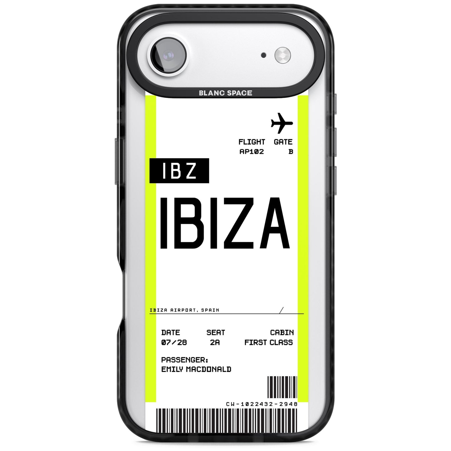 Personalised Ibiza Boarding Pass