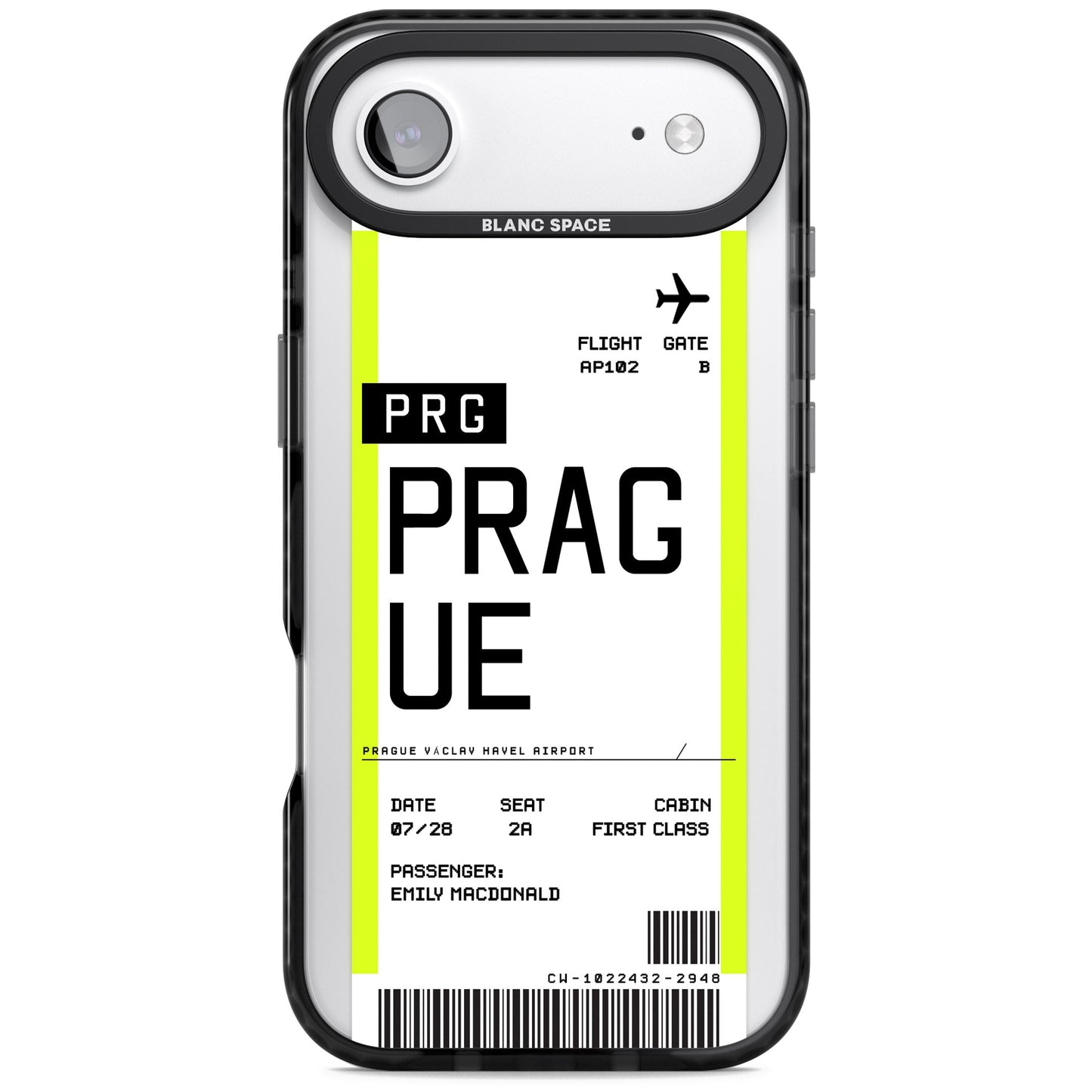 Personalised Prague Boarding Pass
