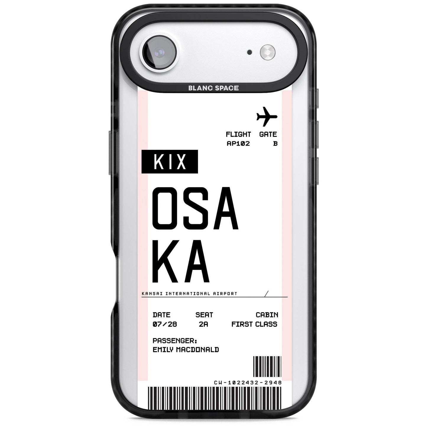 Personalised Osaka Boarding Pass