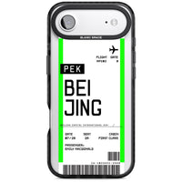 Carte d'embarquement personnalisée pour Pékin