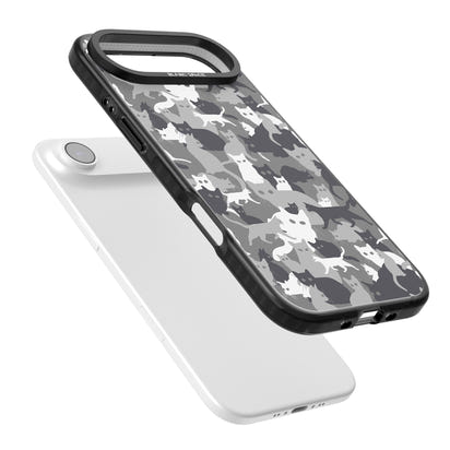 Dunkelgraue Katzentarnung