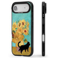 Cat with Van Gogh's Sunflowers