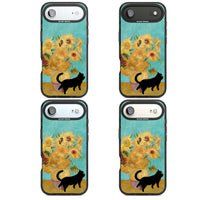 Cat with Van Gogh's Sunflowers