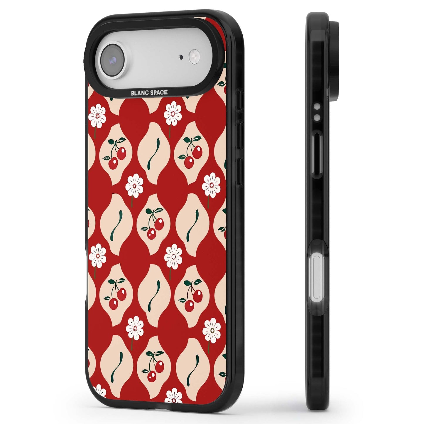 Vintage Cherry Diamond Pattern