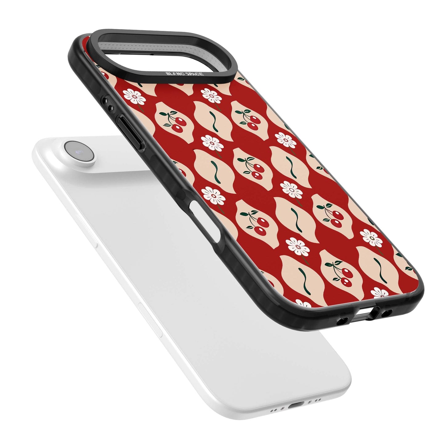 Vintage Cherry Diamond Pattern