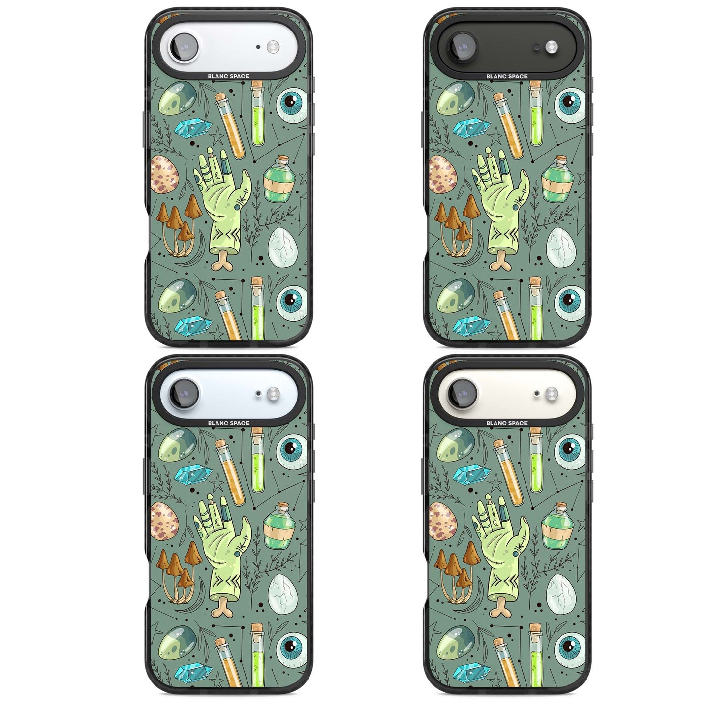 Motif expérimental de dessin animé pour Halloween