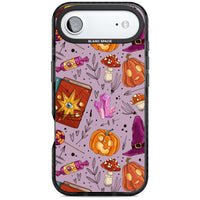 Witchy Cartoon Halloween Pattern