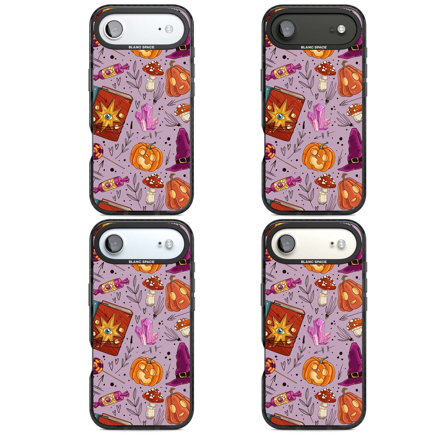 Witchy Cartoon Halloween Pattern