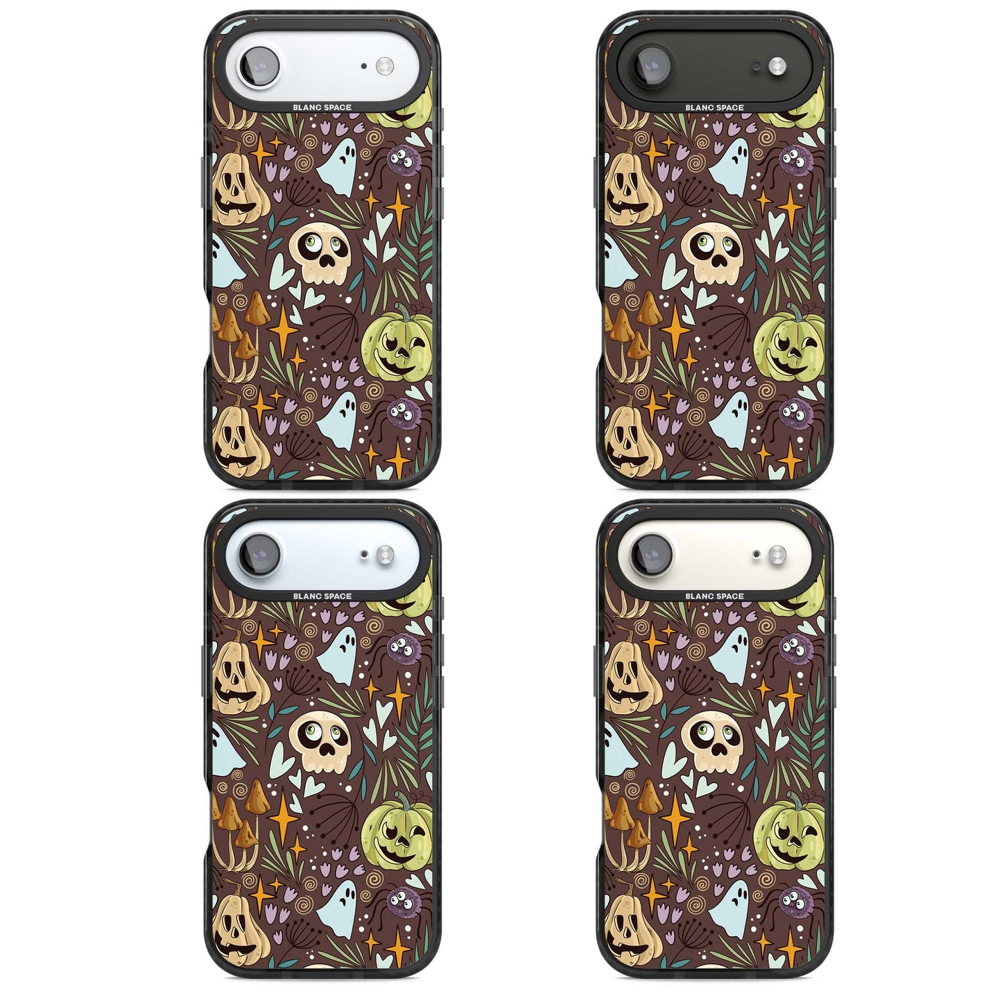 Goblincore Cartoon Halloween Pattern