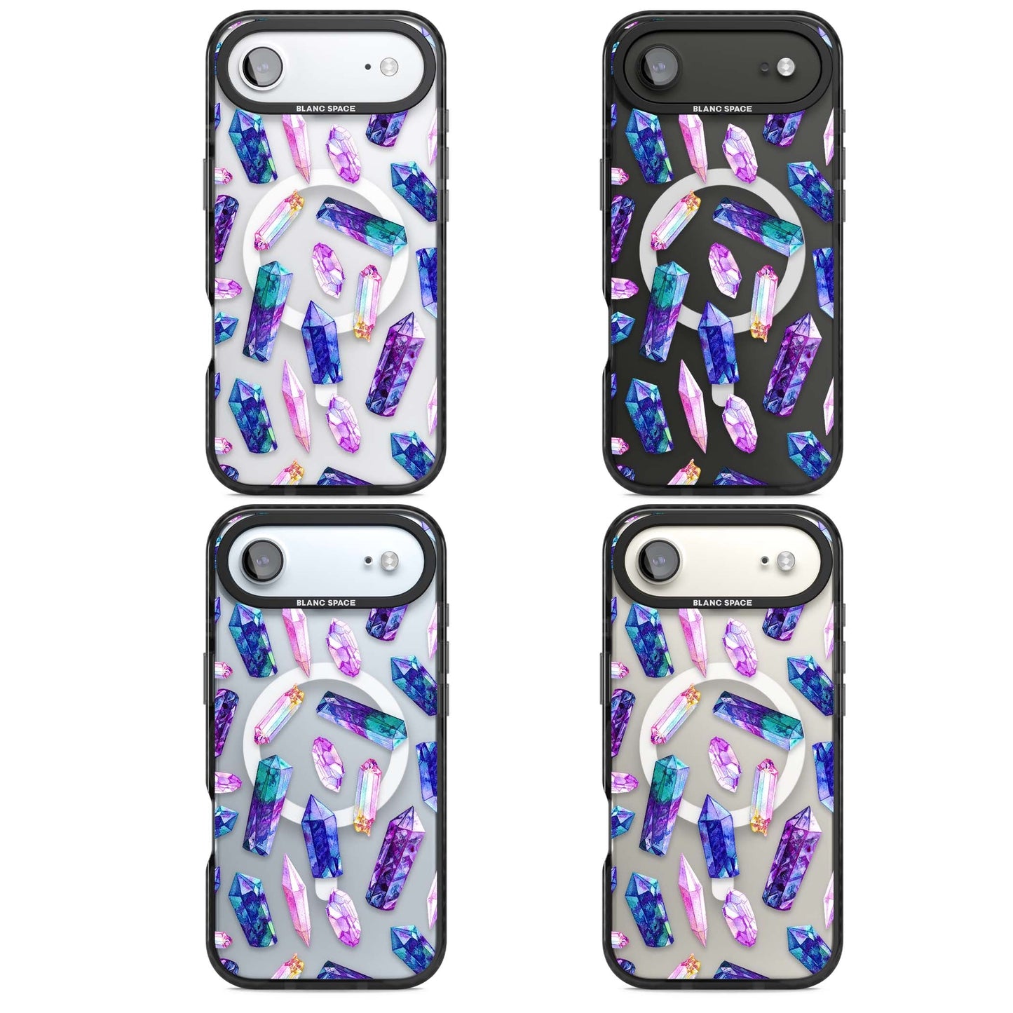 Iridescent Prism Crystals