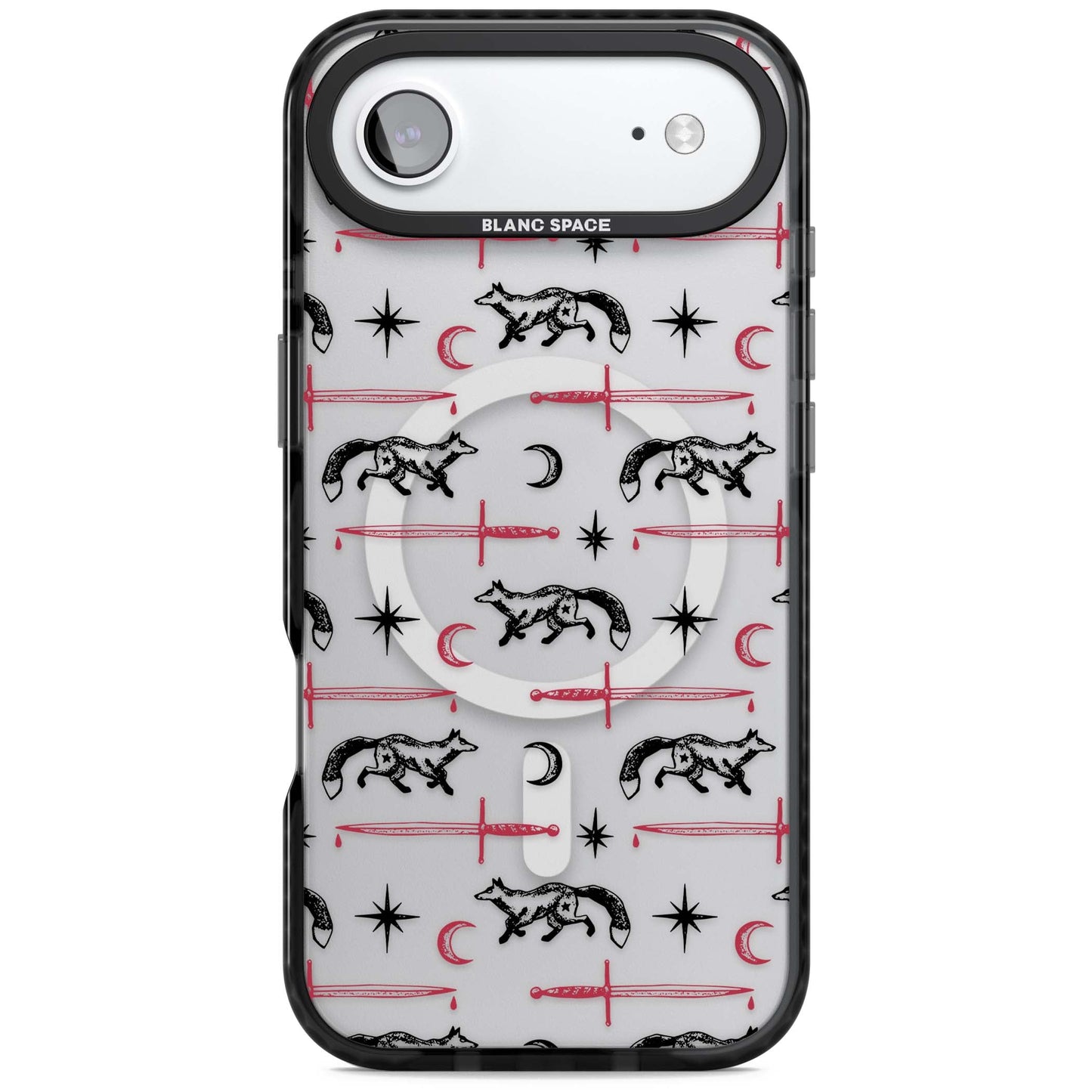 Motif renard et lame