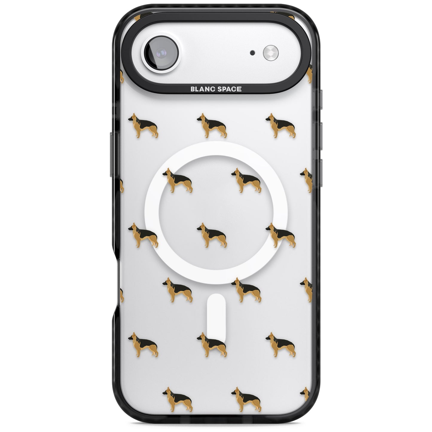German Shepherd Pattern Clear