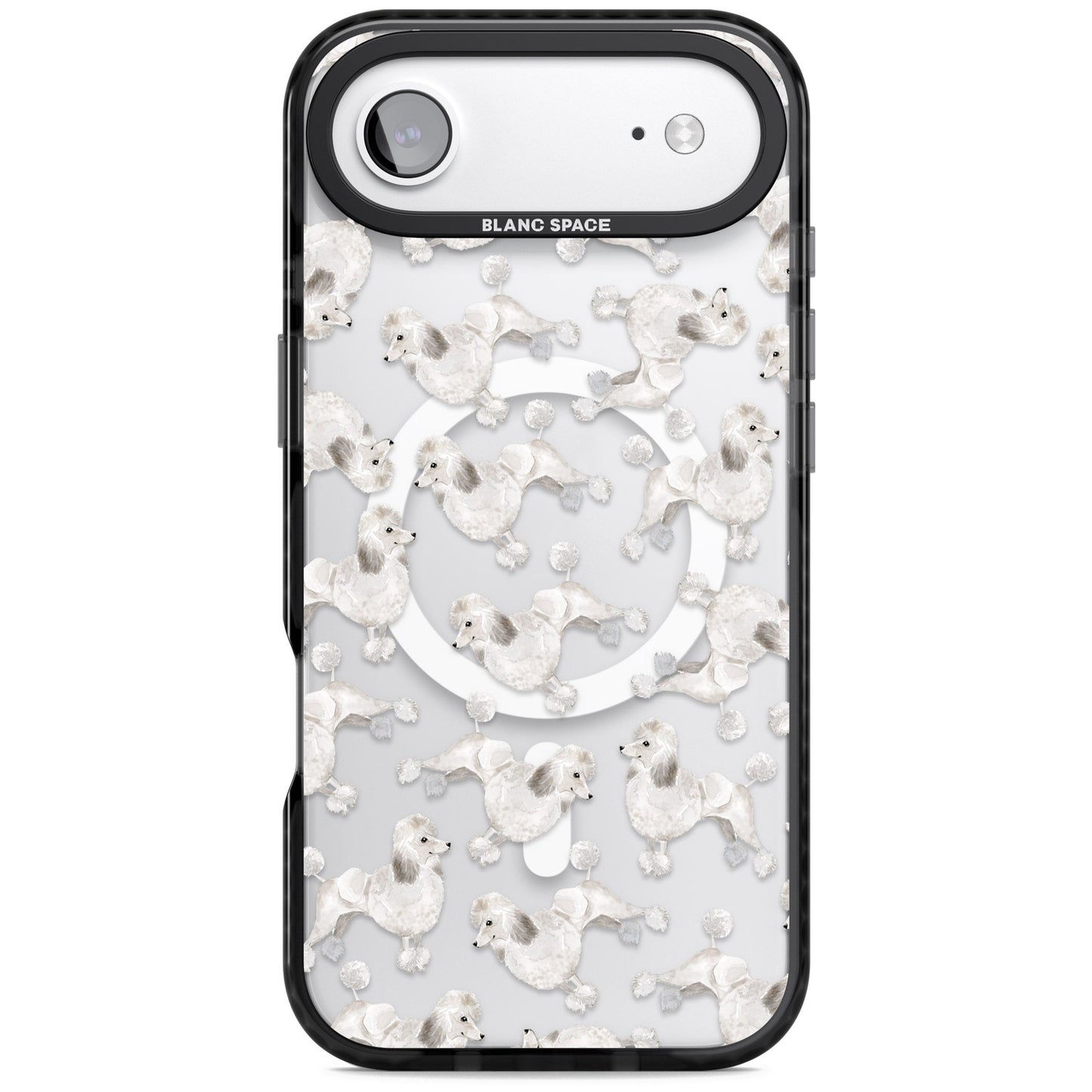 Pudel-Aquarellmuster