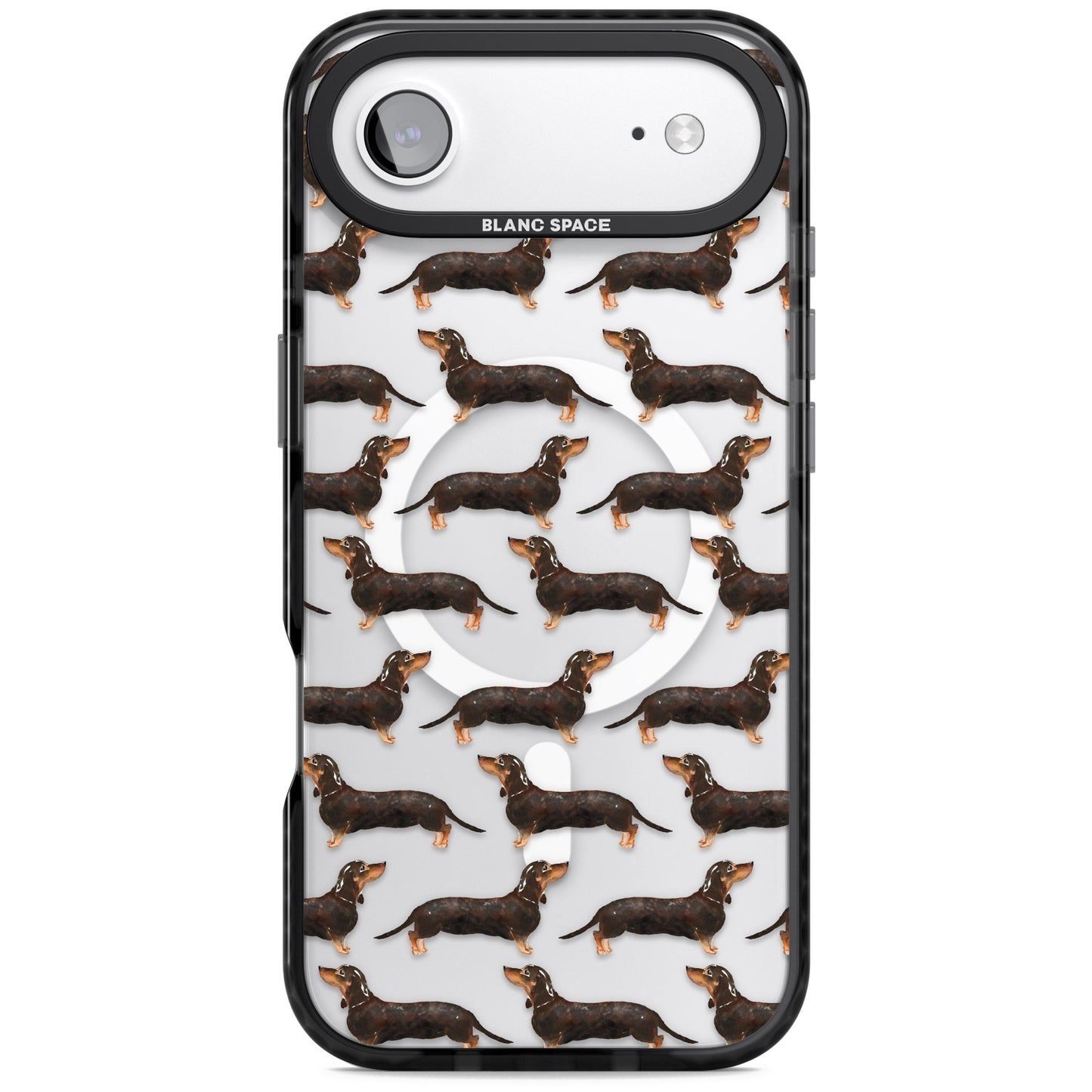 Dachshund Pattern Black Tan
