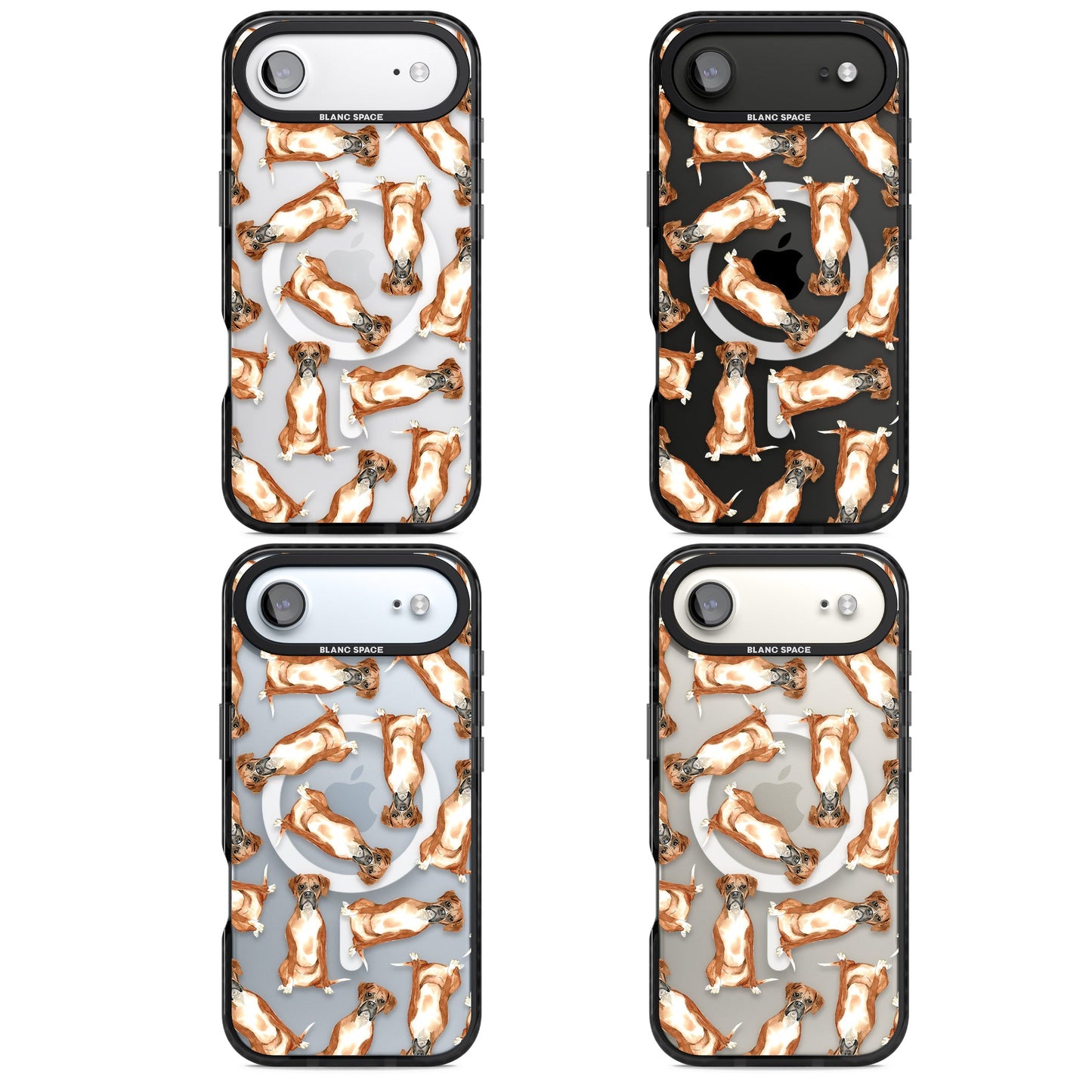 Boxer-Aquarell-Hundemuster