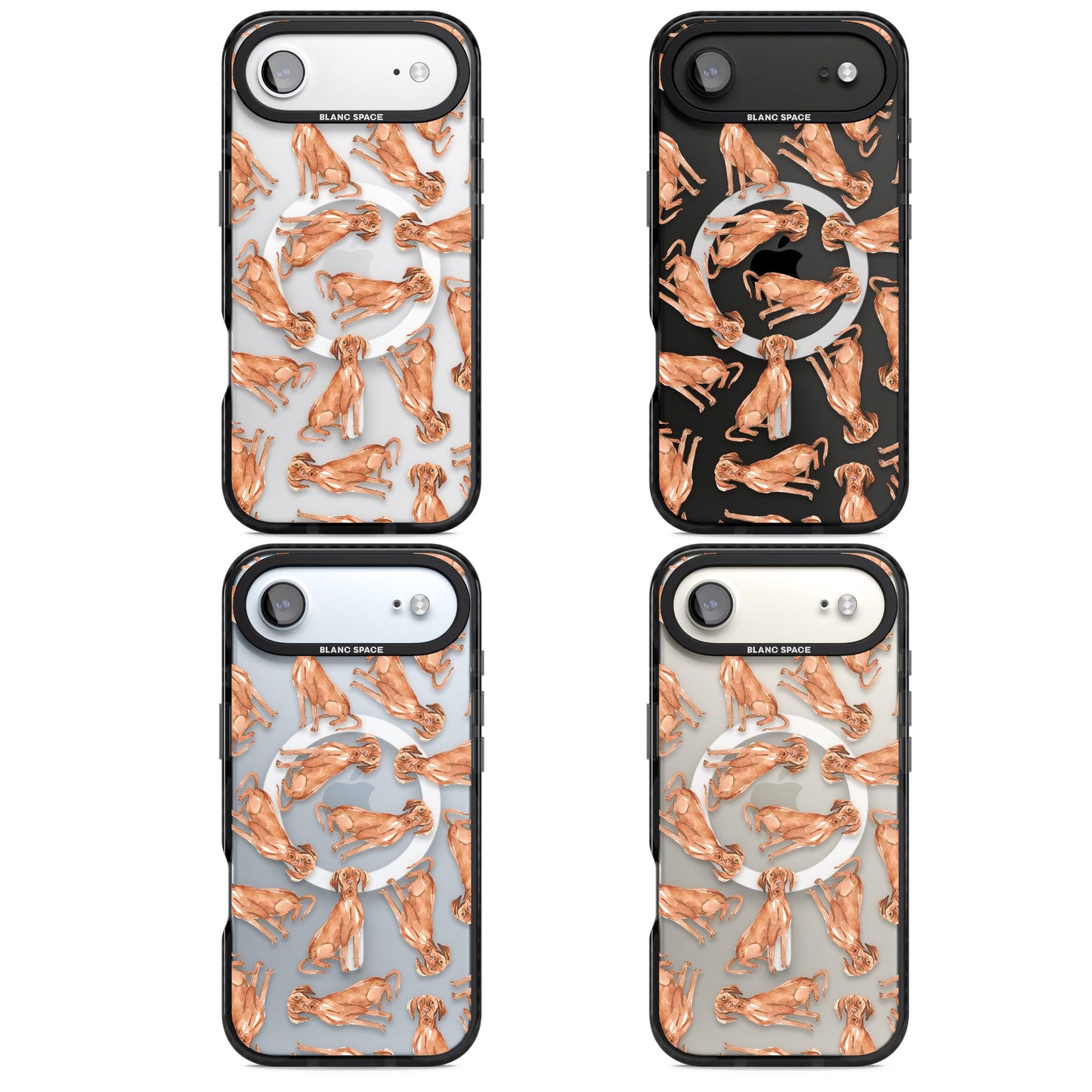 Hungarian Vizsla Watercolor Pattern