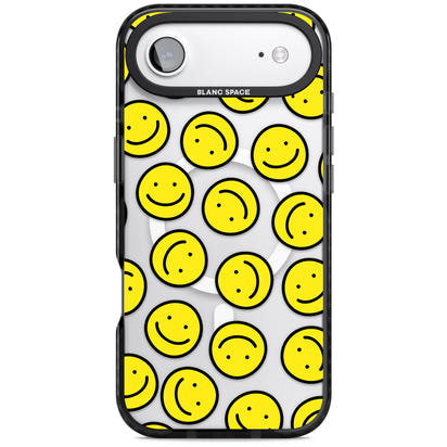 Motif de visage souriant