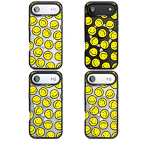 Motif de visage souriant