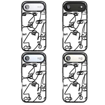 Art abstrait en noir et blanc