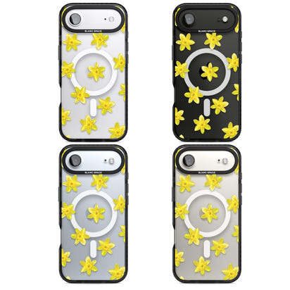 Daffodils Transparent Pattern