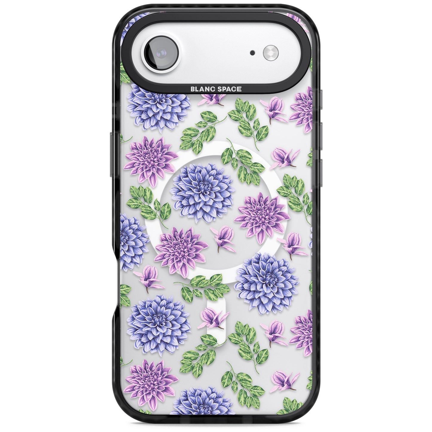 Purple Dahlias Floral