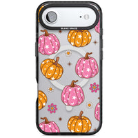 Motif de citrouilles Fleurs et Étoiles