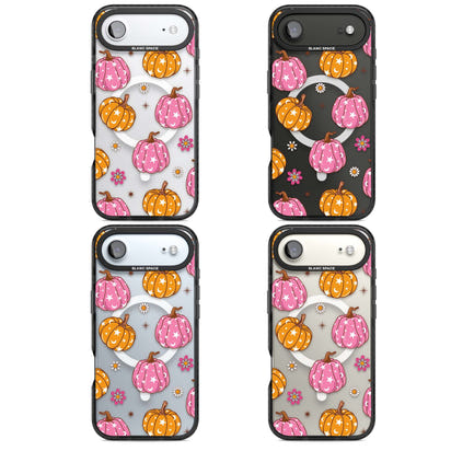 Motif de citrouilles Fleurs et Étoiles