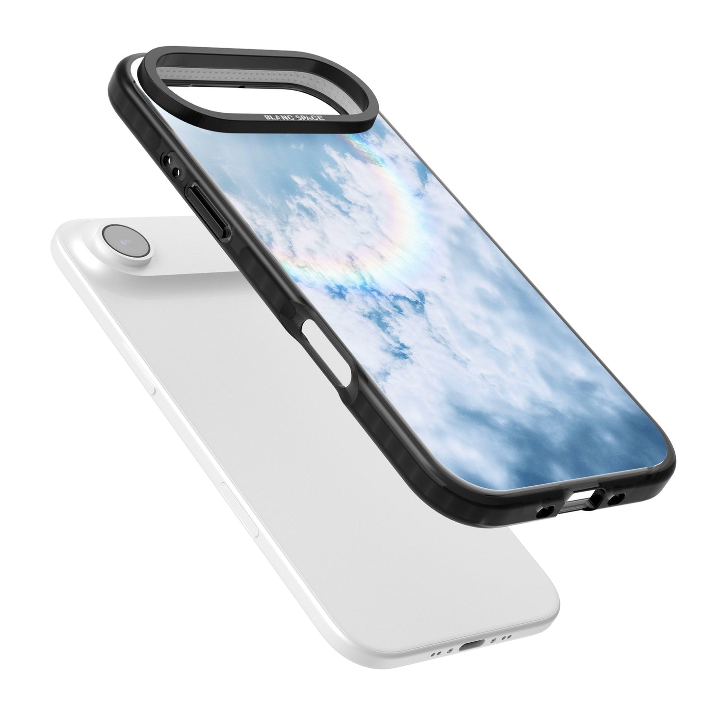 Pastellfarbener Regenbogenhimmel