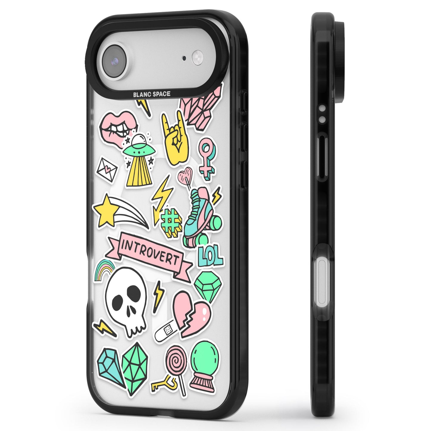 Autocollant introverti