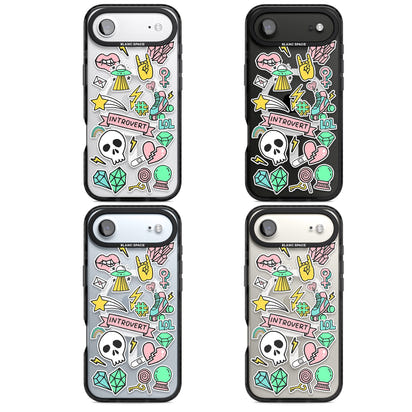 Autocollant introverti