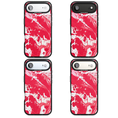 Red & White Marbled