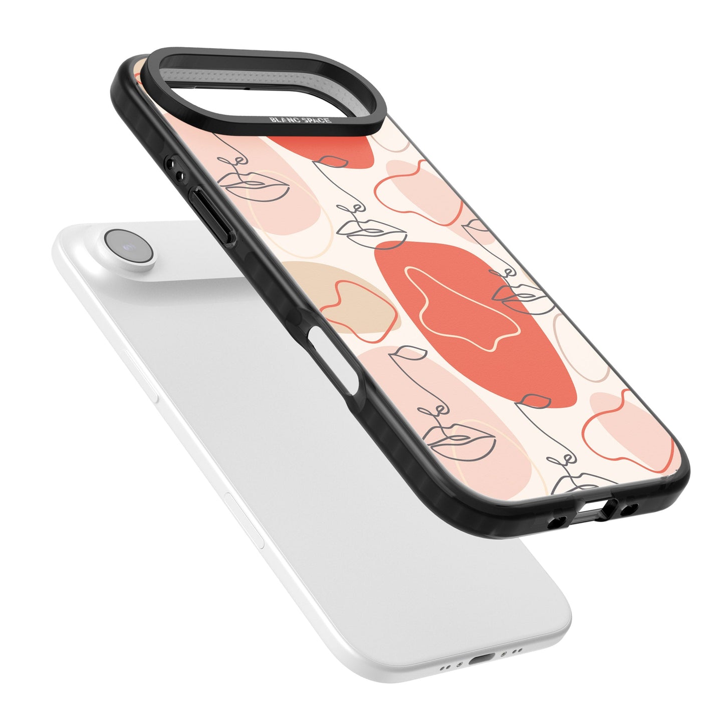 Abstract Face Line Art