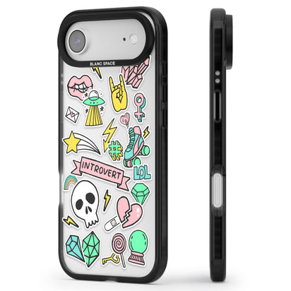 Autocollant introverti