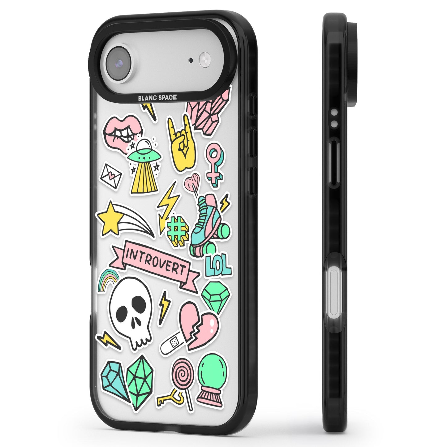 Autocollant introverti