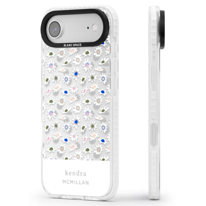 Personalised Grey & White Daisies