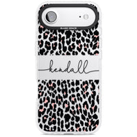 Personalised Cursive Leopard Spots
