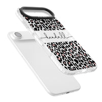 Personalised Cursive Leopard Spots