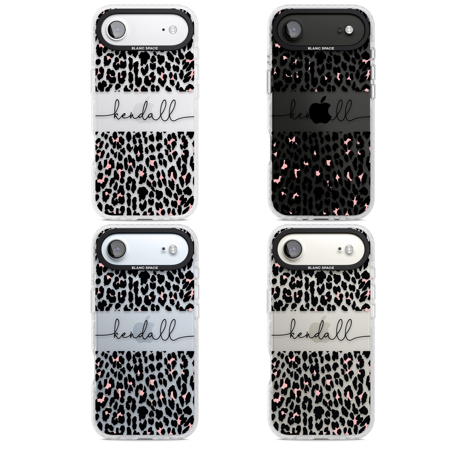 Personalised Cursive Leopard Spots