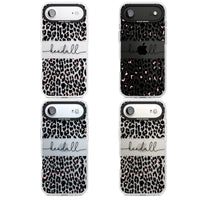 Personalised Cursive Leopard Spots