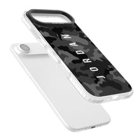 Personalised Black Camouflage Name